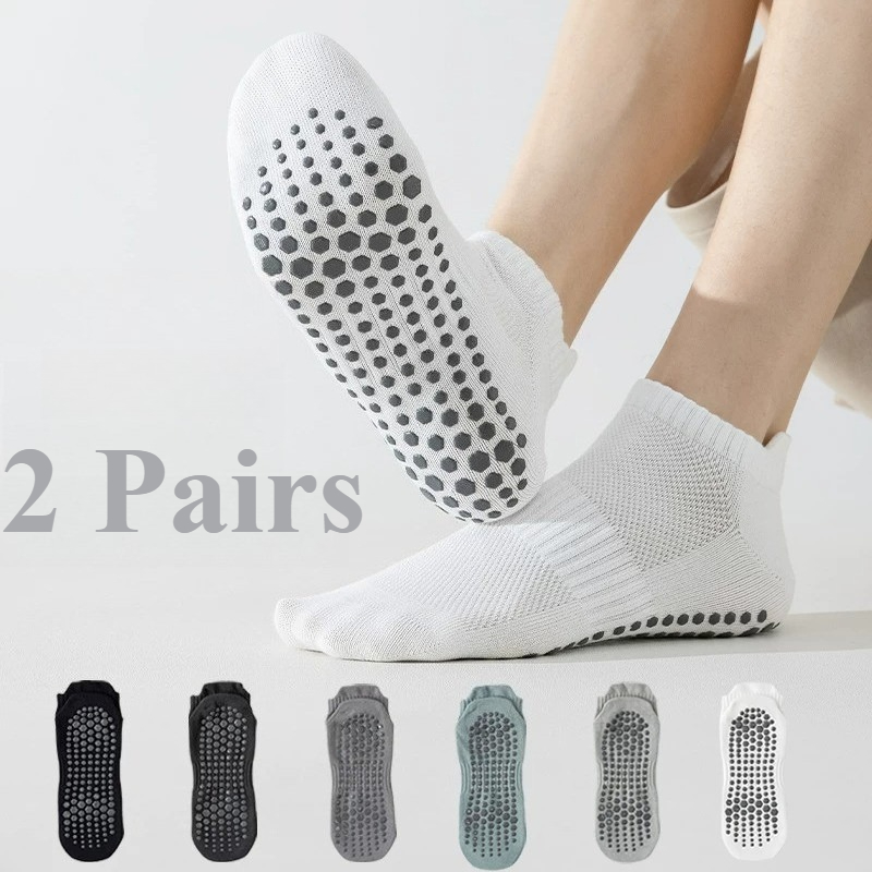 Pilates With Yoga - 2/1Pairs Men Silicone Anti Slip Yoga