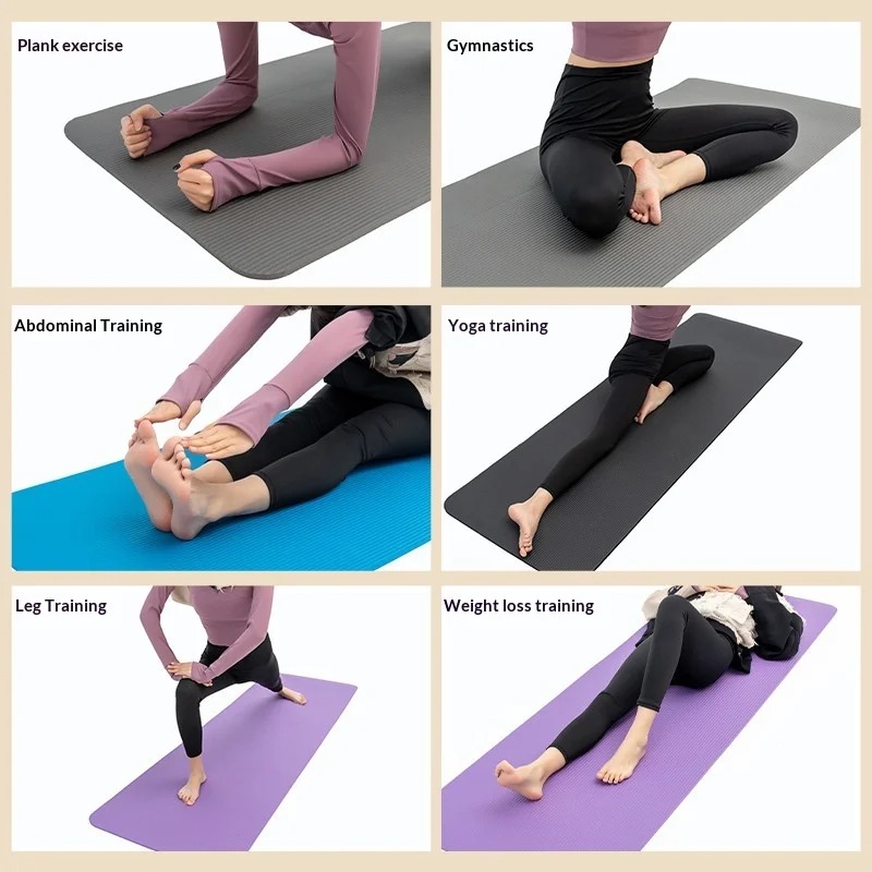 Extra Thick Non Slip Yoga Mat  - Pilates Yoga Mat Workout ulasan dan harga