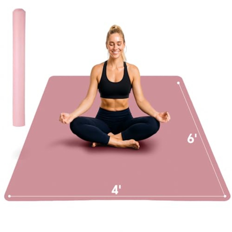 Extra Large Yoga Mat for Home  - Pilates Yoga Mat Workout ulasan dan harga