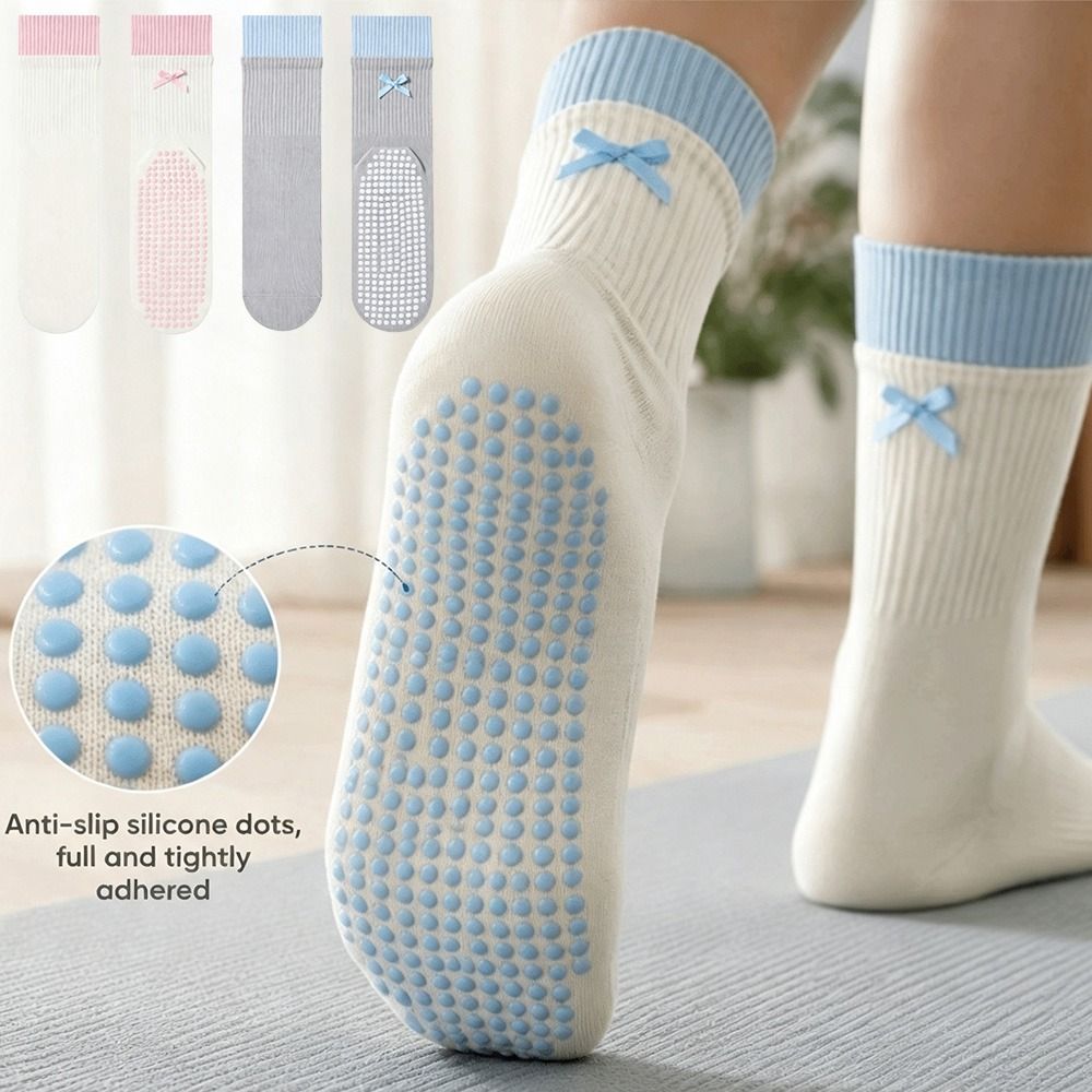 New Cotton Yoga Socks Silicone - Pilates Yoga Y Barre ulasan dan harga