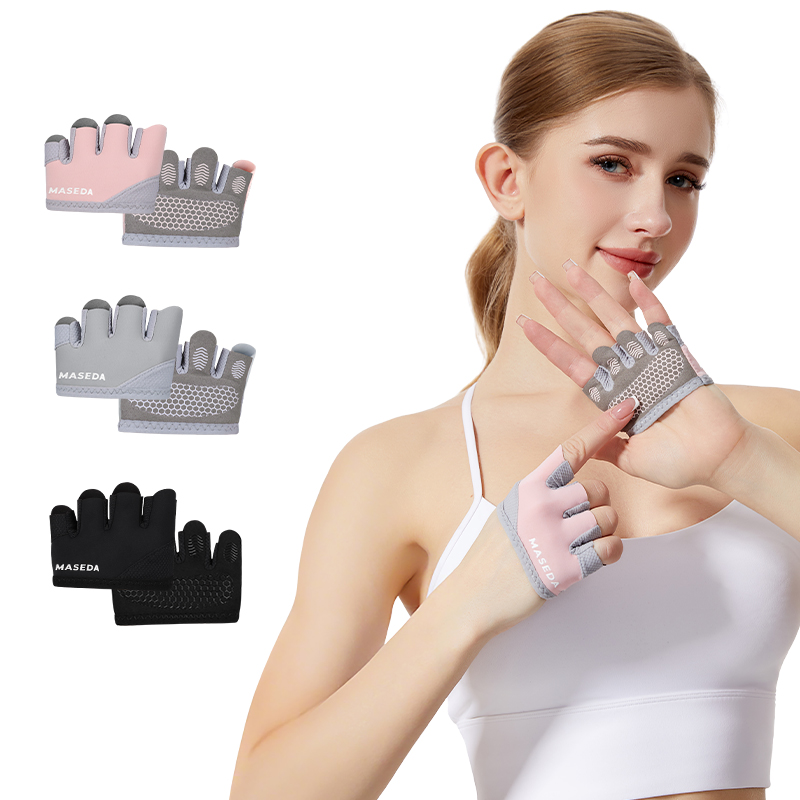 Pair of Fitness Fingerless Glo - Pilates With Yoga ulasan dan harga