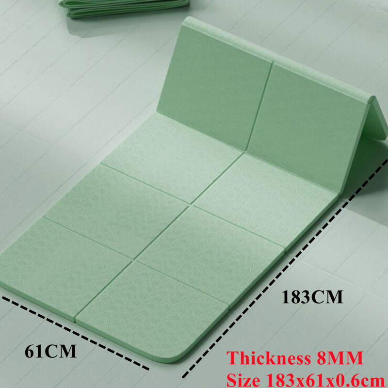 Folding Mat 183x61x0.8cm Eco-F - Pilates Yoga Mat Workout ulasan dan harga