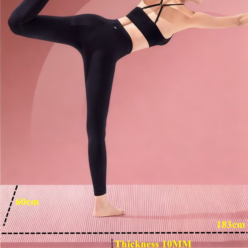 Training 183x60cm  Non-slip Tr - Pilates Yoga Mat Workout ulasan dan harga