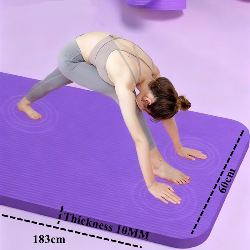 Training 183x60cm  Non-slip Tr - Pilates Yoga Mat Workout ulasan dan harga
