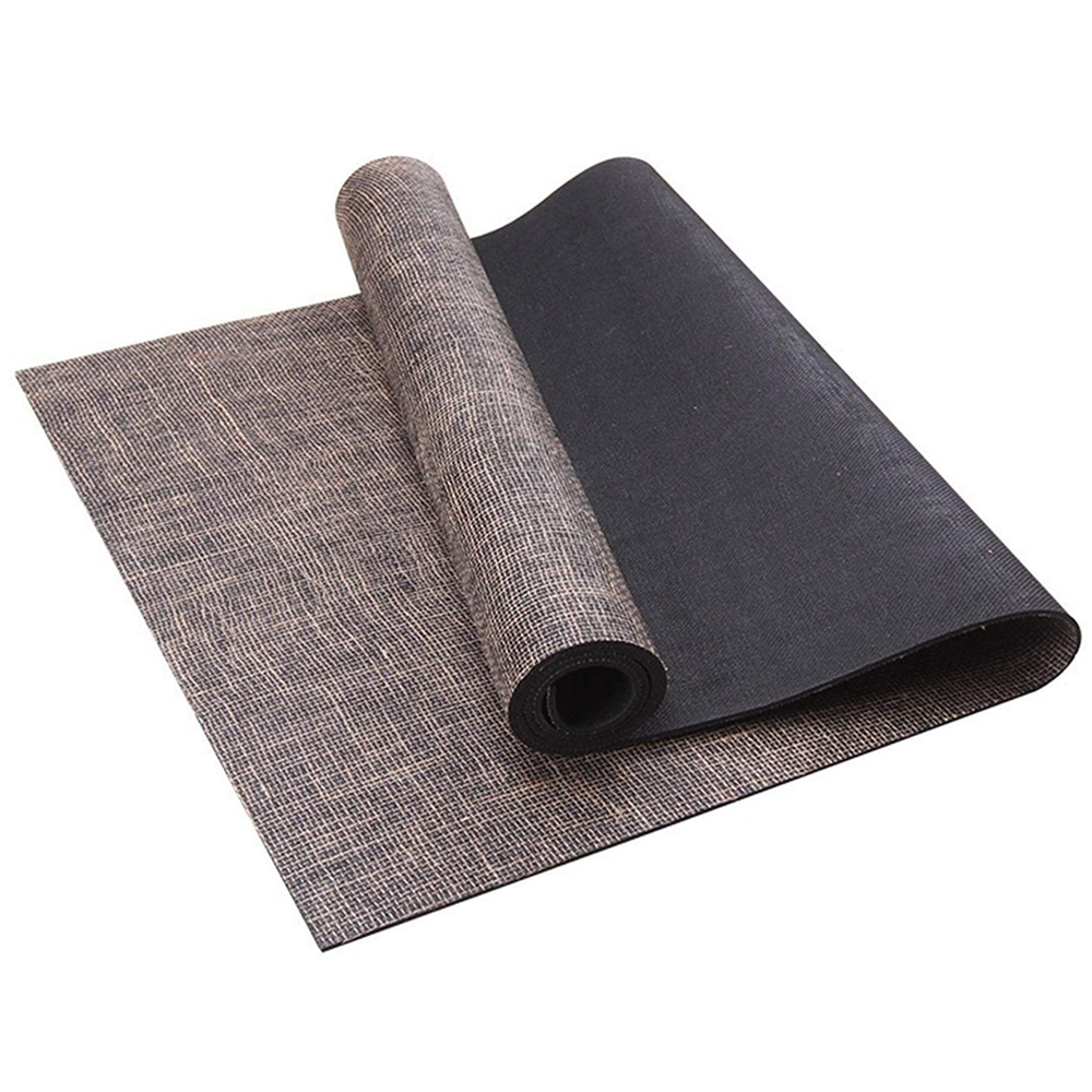 Natural Rubber Jute Yoga Mat,E - Pilates Yoga Mat Workout ulasan dan harga