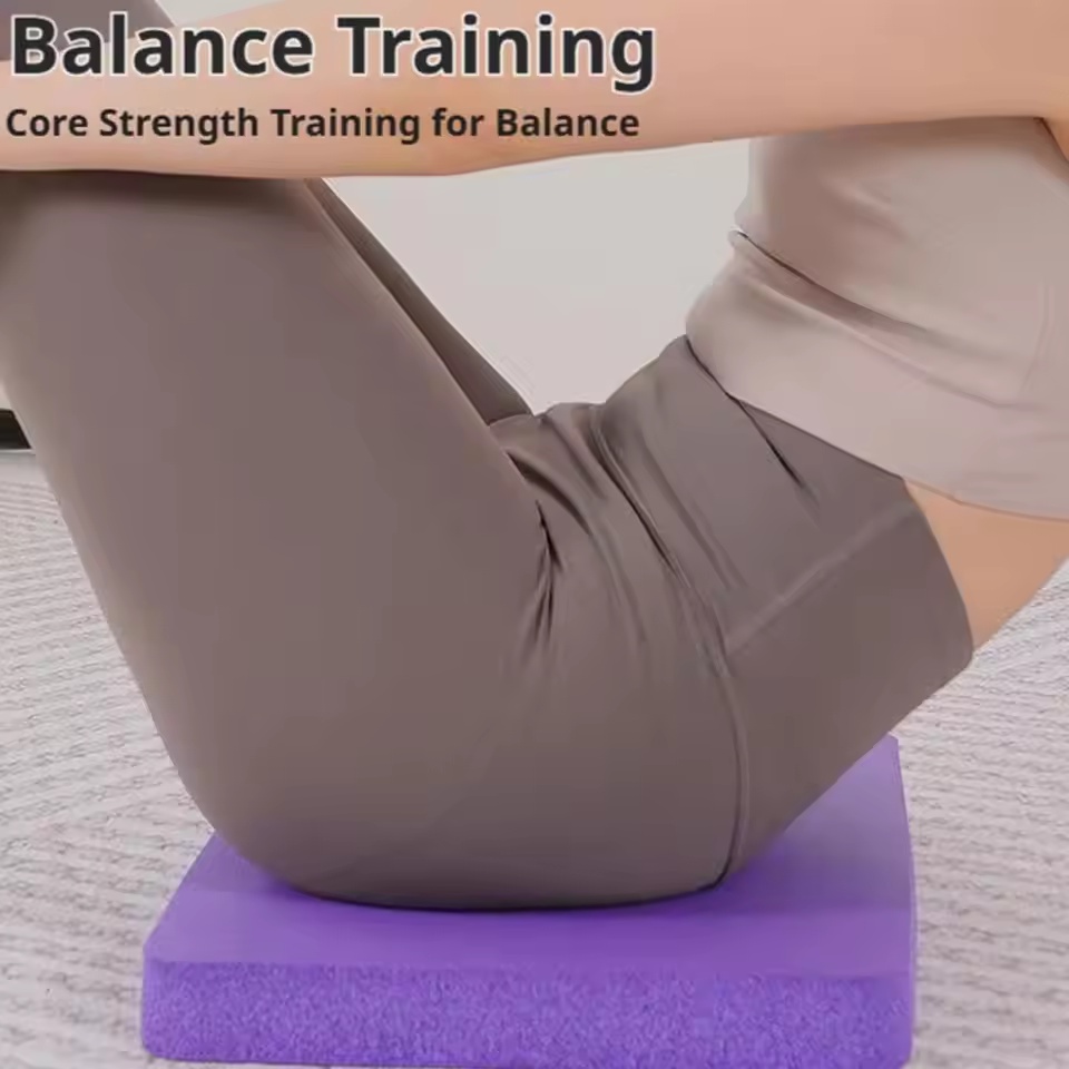 1pc Non‑Slip Foam Balance Pad, - Pilates Yoga Mat Workout ulasan dan harga