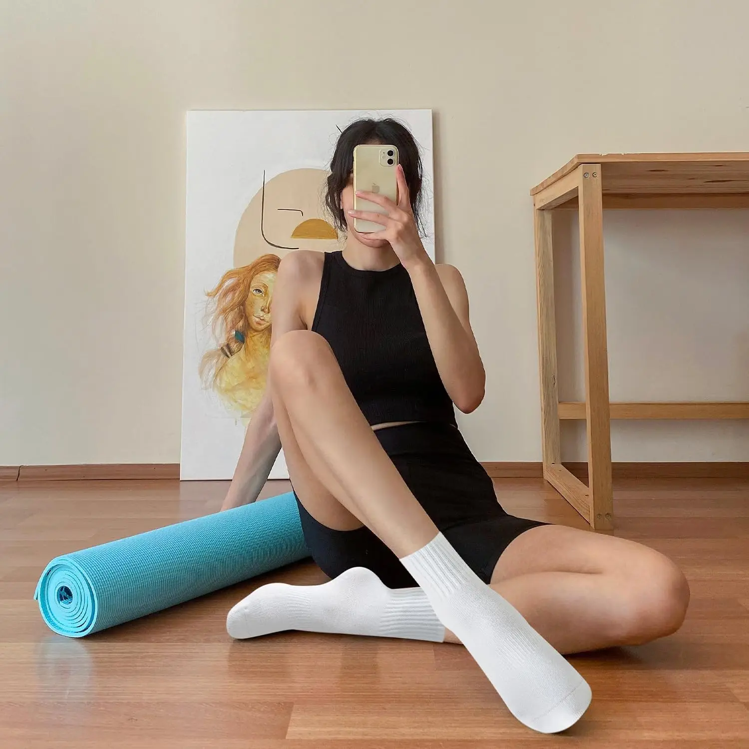 4 pairs of women's yoga socks, - Pilates With Yoga ulasan dan harga