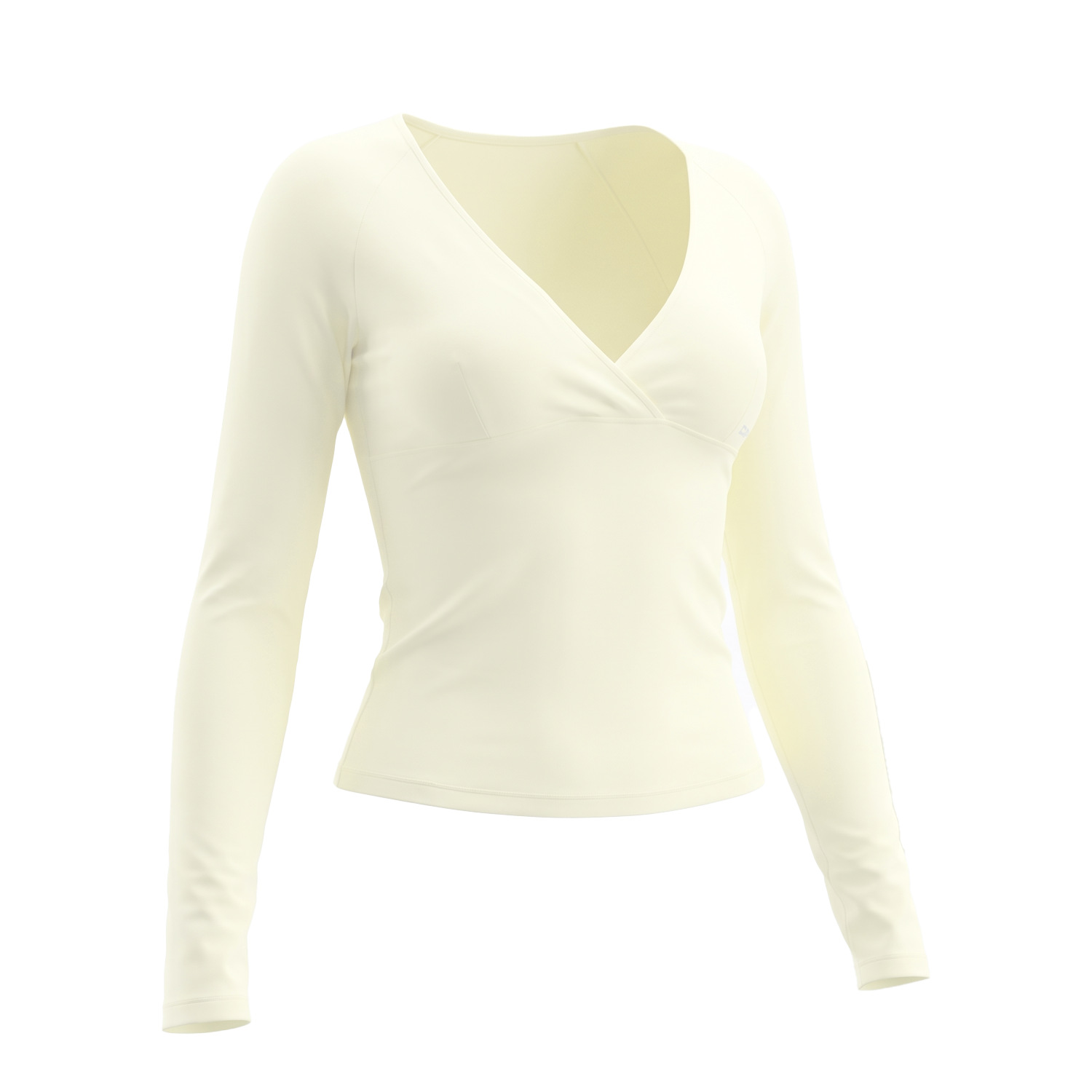 Nude-skin-friendly V-neck spor - Pilates V Yoga ulasan dan harga