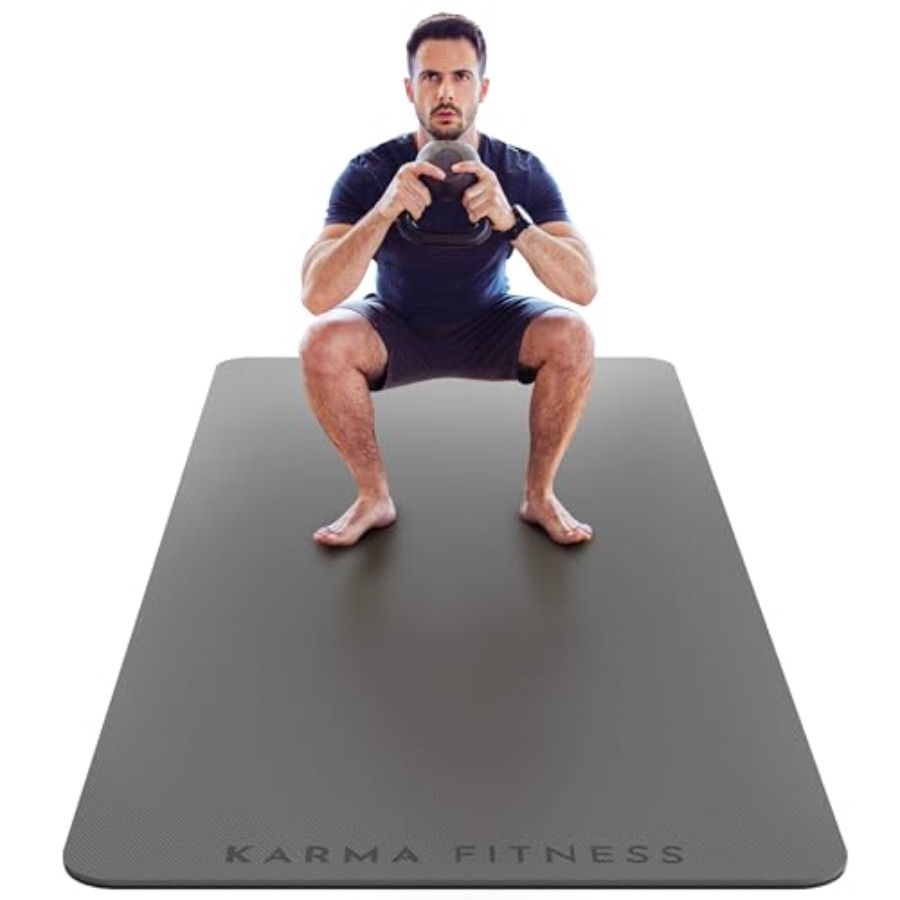 Large Exercise Mat Extra Thick - Pilates Yoga Mat Workout ulasan dan harga