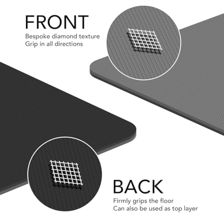 Large Exercise Mat Extra Thick - Pilates Yoga Mat Workout ulasan dan harga
