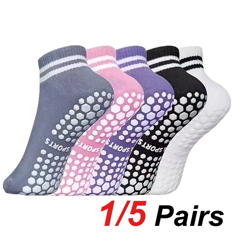 1/5 Pair Women's Silicone Anti - Pilates With Yoga ulasan dan harga
