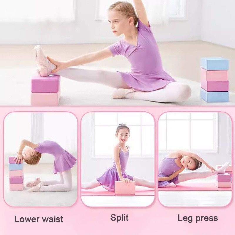 1PC Yoga Building Blocks Cubes - Pilates Yoga Block Exercises ulasan dan harga