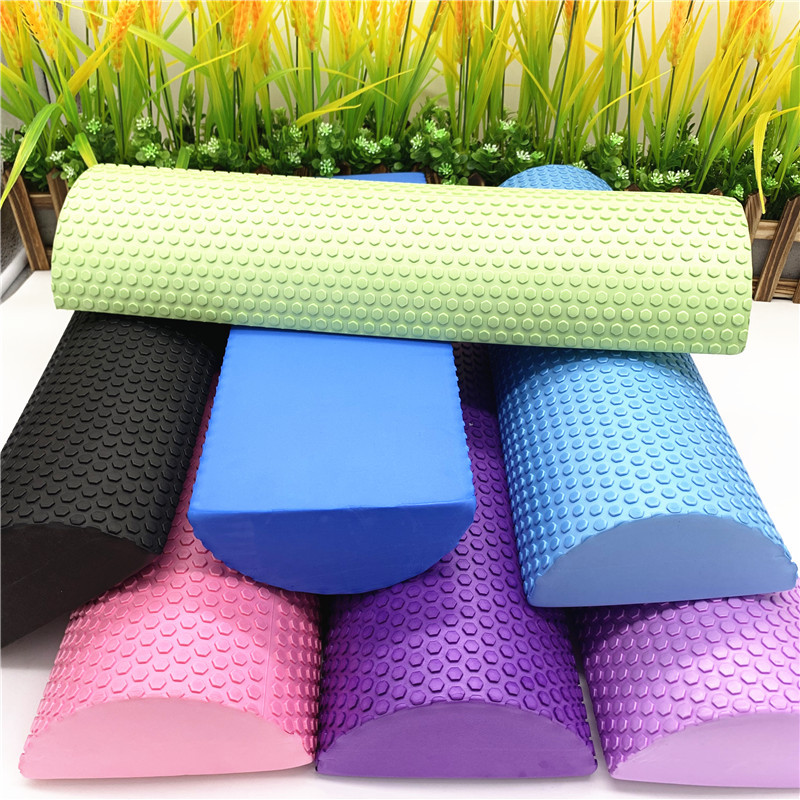 30/45cm Half Round EVA Massage - Pilates Yoga Roller ulasan dan harga