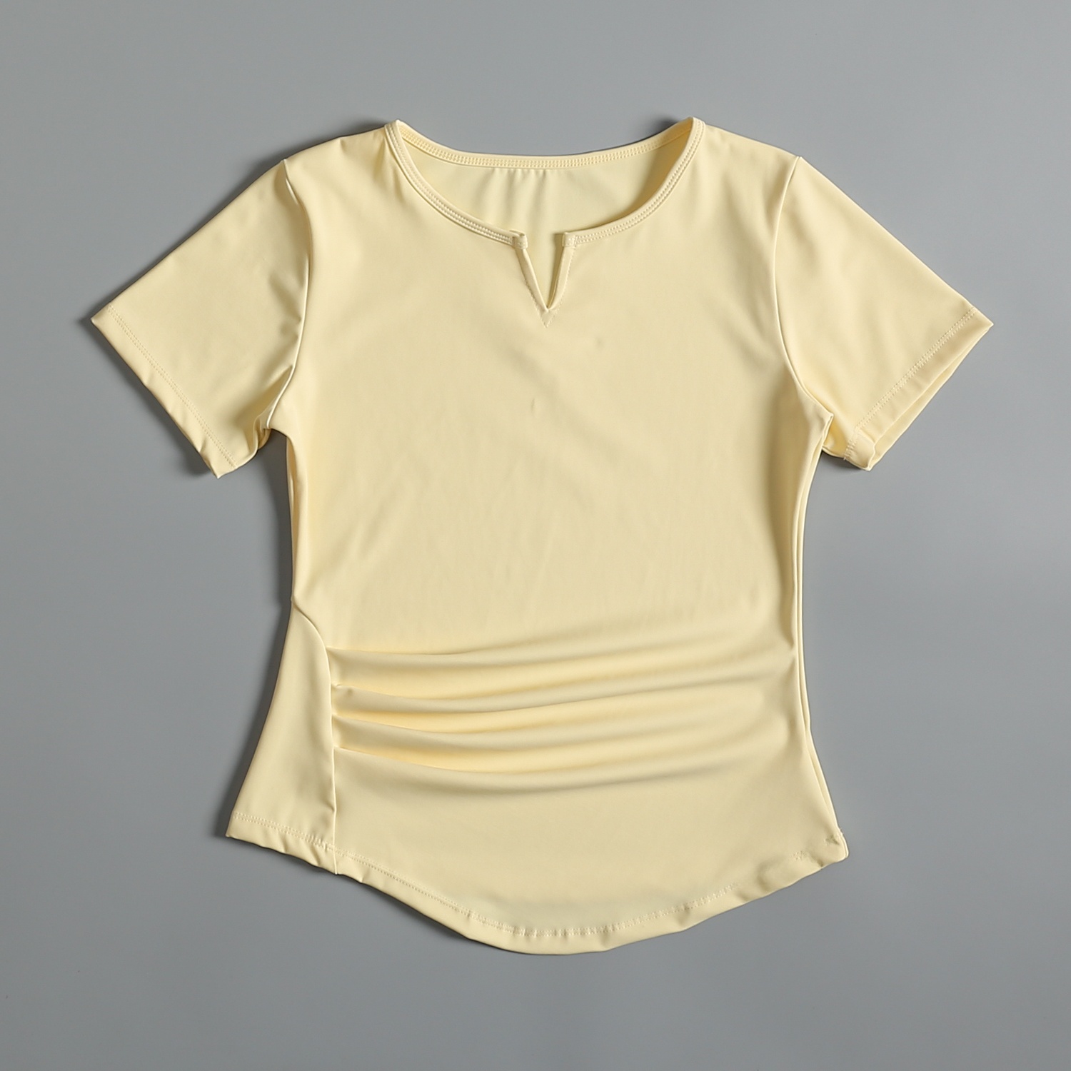 Women's Yoga Fitness Sports T- - Pilates V Yoga ulasan dan harga