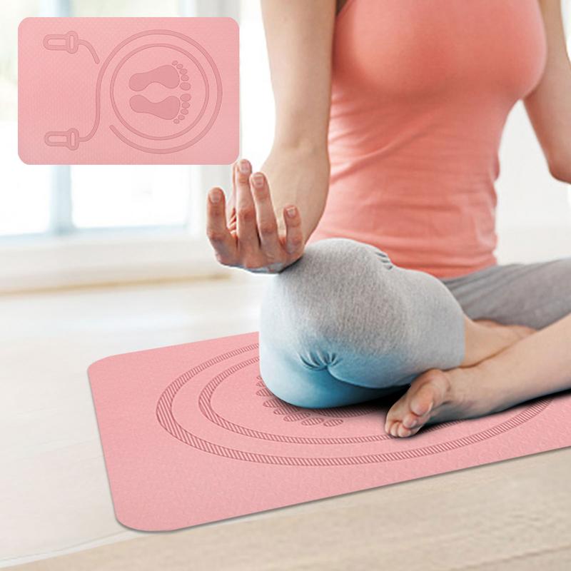 6mm Jump Rope Mat TPE Material - Pilates Yoga Mat Workout ulasan dan harga