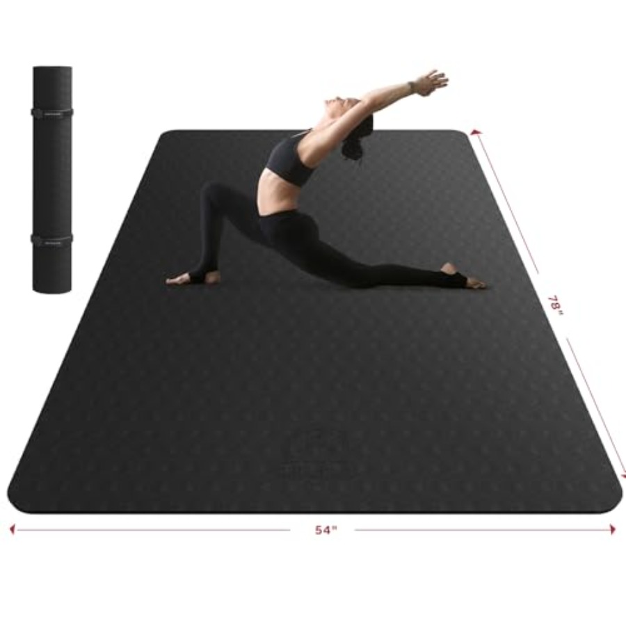 Extra Large Yoga Mat for Home  - Pilates Yoga Mat Workout ulasan dan harga