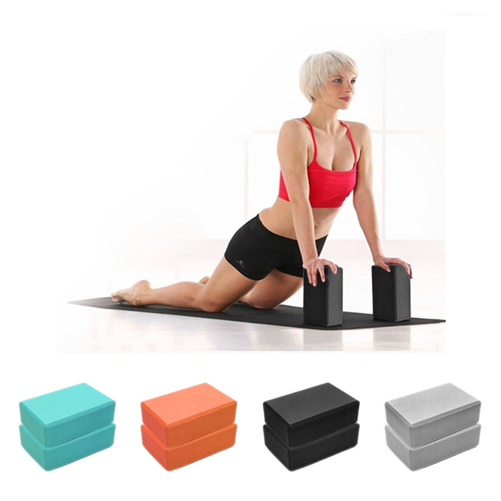 Colored EVA Yoga Block Brick N - Pilates Yoga Block Exercises ulasan dan harga