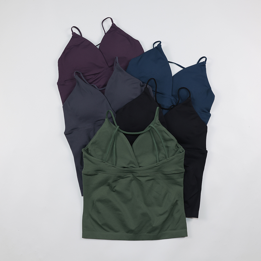 Twist Front Backless Gym Top W - Pilates V Yoga ulasan dan harga