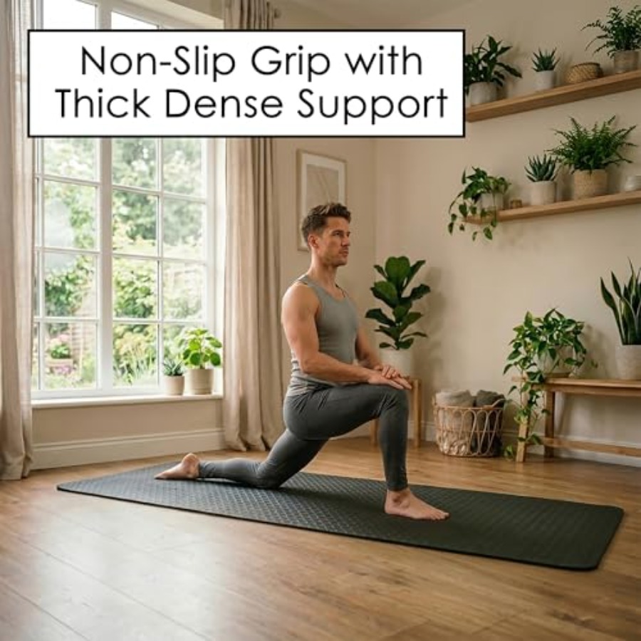 Home workout yoga mat, extra t - Pilates Yoga Mat Workout ulasan dan harga