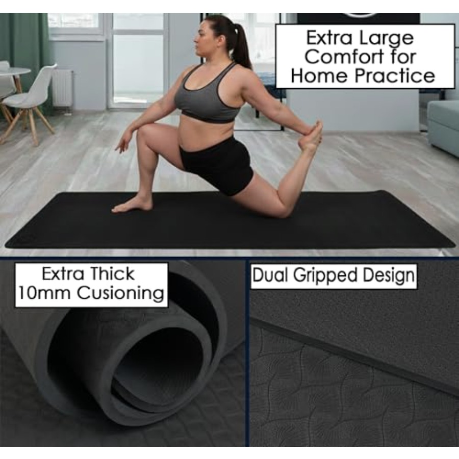 Home workout yoga mat, extra t - Pilates Yoga Mat Workout ulasan dan harga